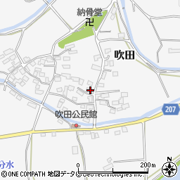 熊本県菊池郡大津町吹田321周辺の地図