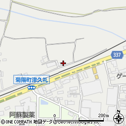 熊本県菊池郡菊陽町原水1415周辺の地図