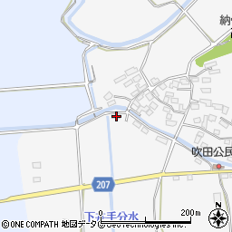 熊本県菊池郡大津町吹田99周辺の地図