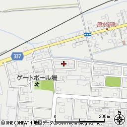 熊本県菊池郡菊陽町原水1329周辺の地図