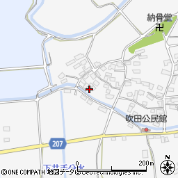 熊本県菊池郡大津町吹田377周辺の地図