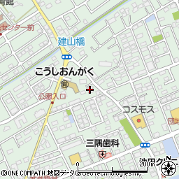 ツクイ合志デイサービスセンター周辺の地図