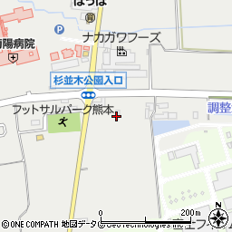 株式会社クマケン熊本東営業所周辺の地図