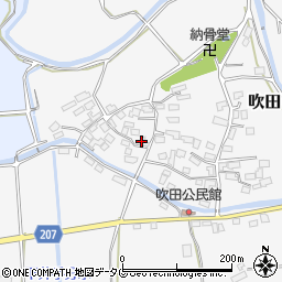 熊本県菊池郡大津町吹田361周辺の地図