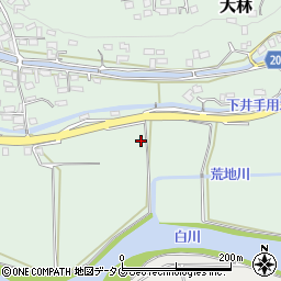 熊本県菊池郡大津町大林223周辺の地図