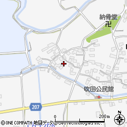 熊本県菊池郡大津町吹田375周辺の地図