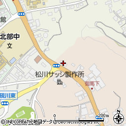 無法松熊本北店周辺の地図