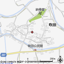 熊本県菊池郡大津町吹田348周辺の地図