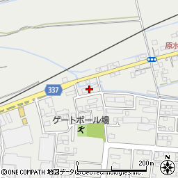 熊本県菊池郡菊陽町原水1330周辺の地図