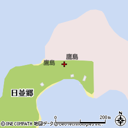 鷹島周辺の地図