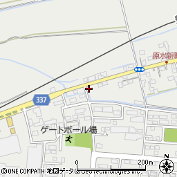 熊本県菊池郡菊陽町原水1509-1周辺の地図