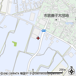 熊本県熊本市北区硯川町733-2周辺の地図