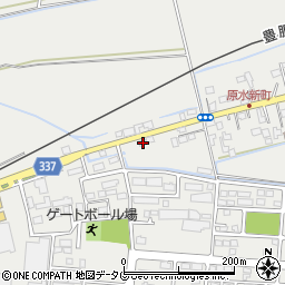 熊本県菊池郡菊陽町原水1512周辺の地図