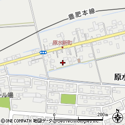 熊本県菊池郡菊陽町原水1532-1周辺の地図