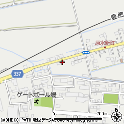 熊本県菊池郡菊陽町原水1514周辺の地図