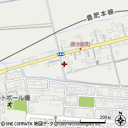 熊本県菊池郡菊陽町原水1523-2周辺の地図