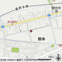 熊本県菊池郡菊陽町原水1109-1周辺の地図