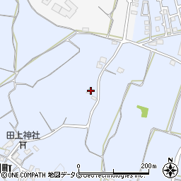 熊本県熊本市北区硯川町264-2周辺の地図