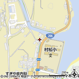 長崎県長崎市琴海村松町695周辺の地図