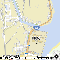 長崎県長崎市琴海村松町696周辺の地図
