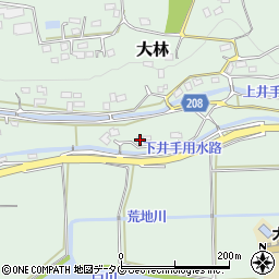 熊本県菊池郡大津町大林371周辺の地図