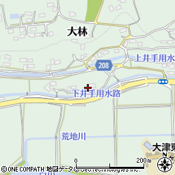 熊本県菊池郡大津町大林376周辺の地図