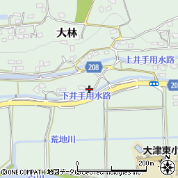 熊本県菊池郡大津町大林379-2周辺の地図