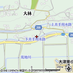 熊本県菊池郡大津町大林379周辺の地図