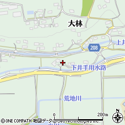 熊本県菊池郡大津町大林363周辺の地図