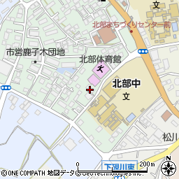 川上地域コミュニティセンター周辺の地図