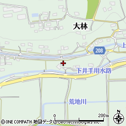 熊本県菊池郡大津町大林360周辺の地図
