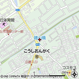 熊本県合志市幾久富1862-10周辺の地図