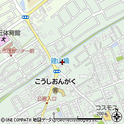 熊本県合志市幾久富1862-11周辺の地図
