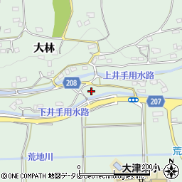 熊本県菊池郡大津町大林361周辺の地図