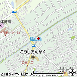 熊本県合志市幾久富1862-12周辺の地図