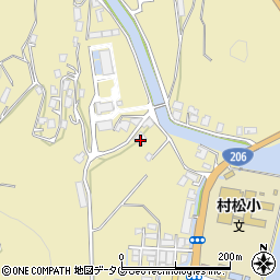 長崎県長崎市琴海村松町757-2周辺の地図