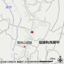 長崎県雲仙市瑞穂町西郷甲802周辺の地図