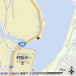 長崎県長崎市琴海村松町671周辺の地図