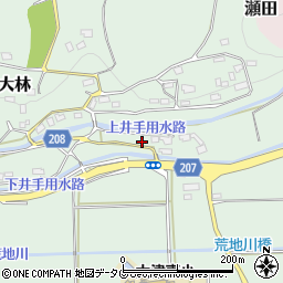 熊本県菊池郡大津町大林392周辺の地図