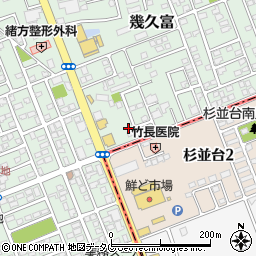 熊本県合志市幾久富1656-619周辺の地図