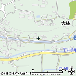熊本県菊池郡大津町大林455周辺の地図