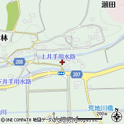 熊本県菊池郡大津町大林395周辺の地図