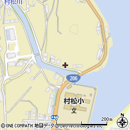 長崎県長崎市琴海村松町675周辺の地図
