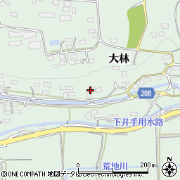 熊本県菊池郡大津町大林449周辺の地図