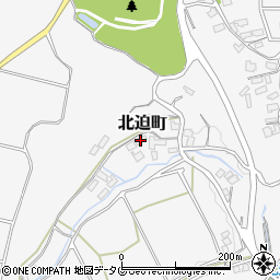 熊本県熊本市北区北迫町877周辺の地図
