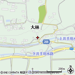 熊本県菊池郡大津町大林444周辺の地図