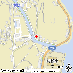 長崎県長崎市琴海村松町688周辺の地図