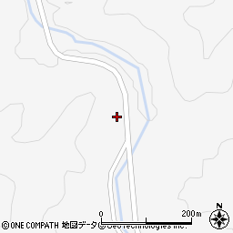 大分県佐伯市直川大字仁田原1702周辺の地図