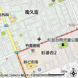 熊本県合志市幾久富1656-680周辺の地図