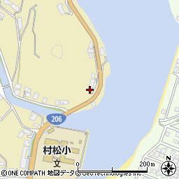 長崎県長崎市琴海村松町668周辺の地図